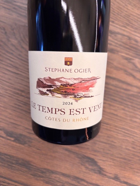 LE TEMPS EST VENU ROUGE 2024 COTES DU RHONE STEPHAN OGIER